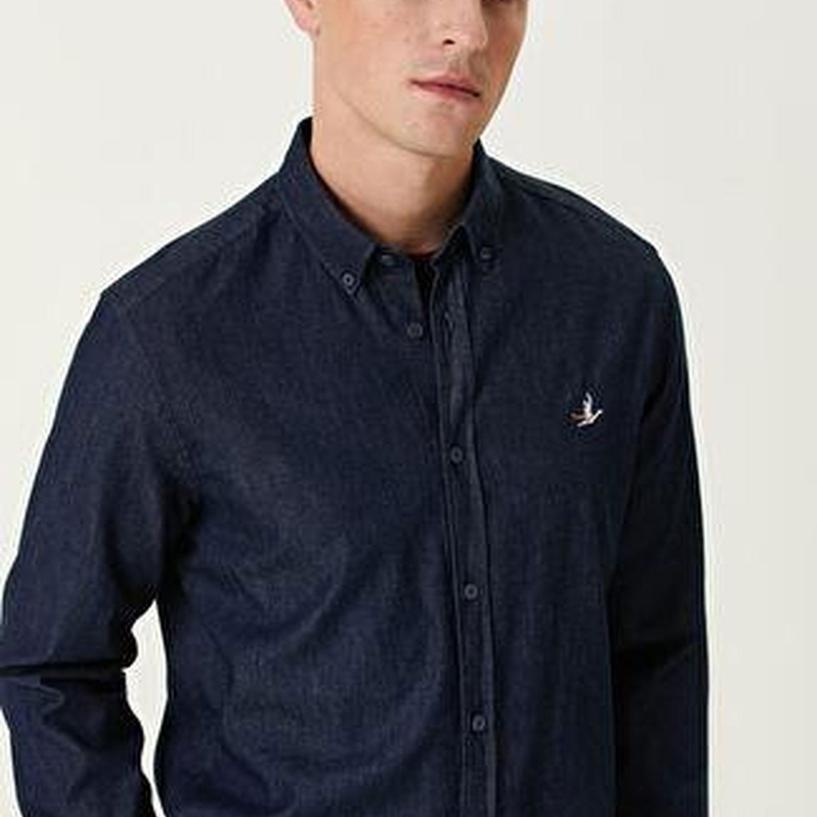Lacivert Denim Gömlek