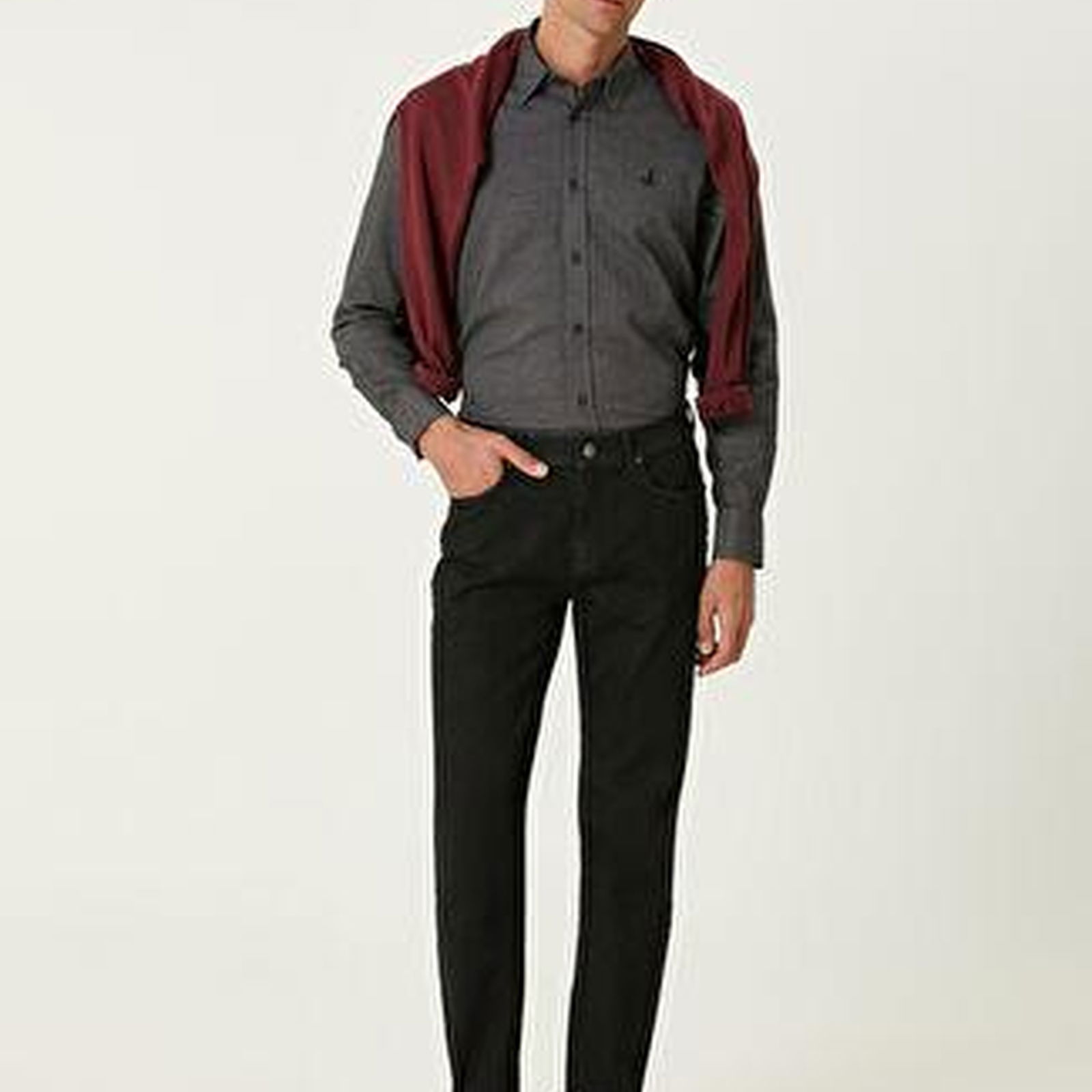 Slim Fit Siyah Jean Pantolon