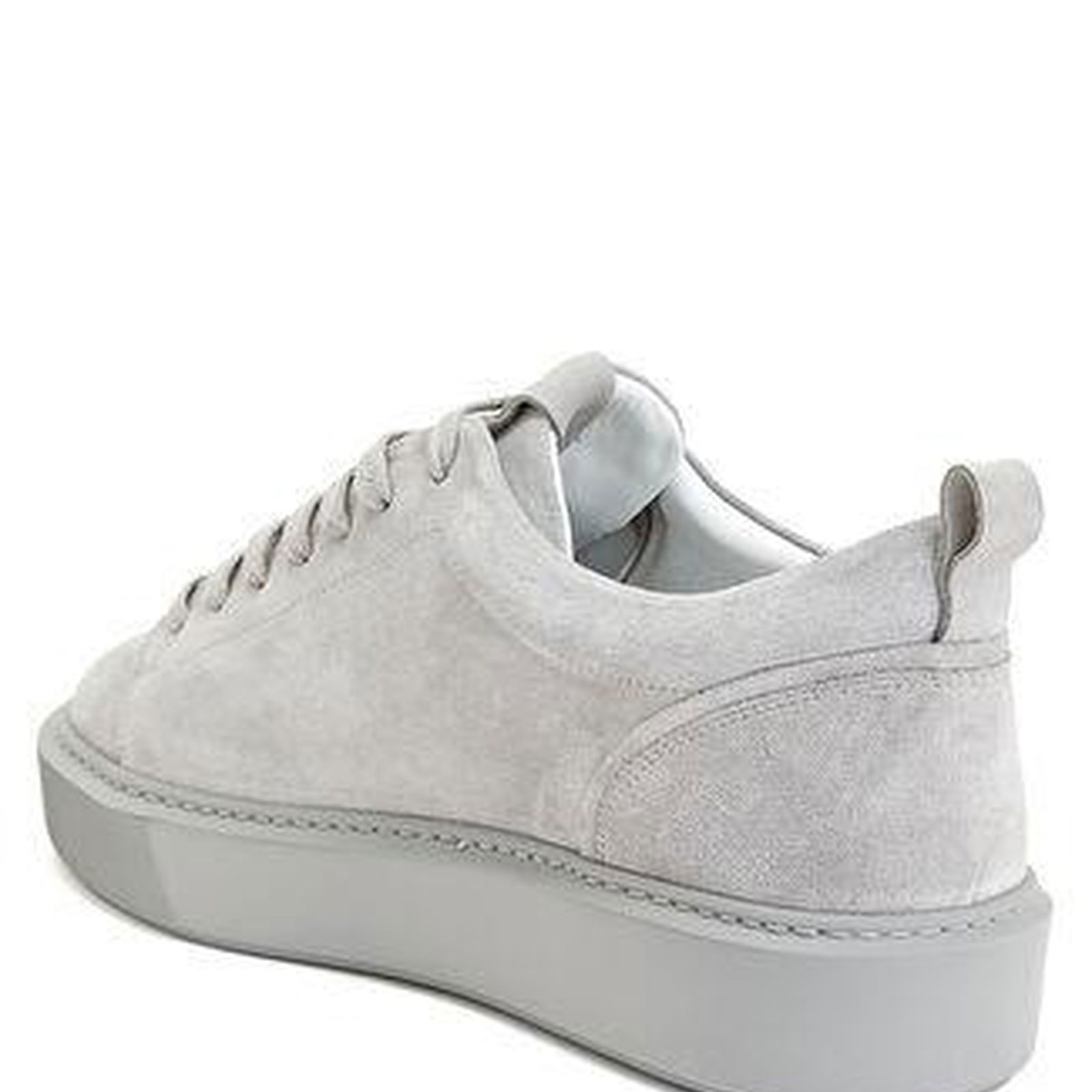 Gri Kadın Süet Sneaker