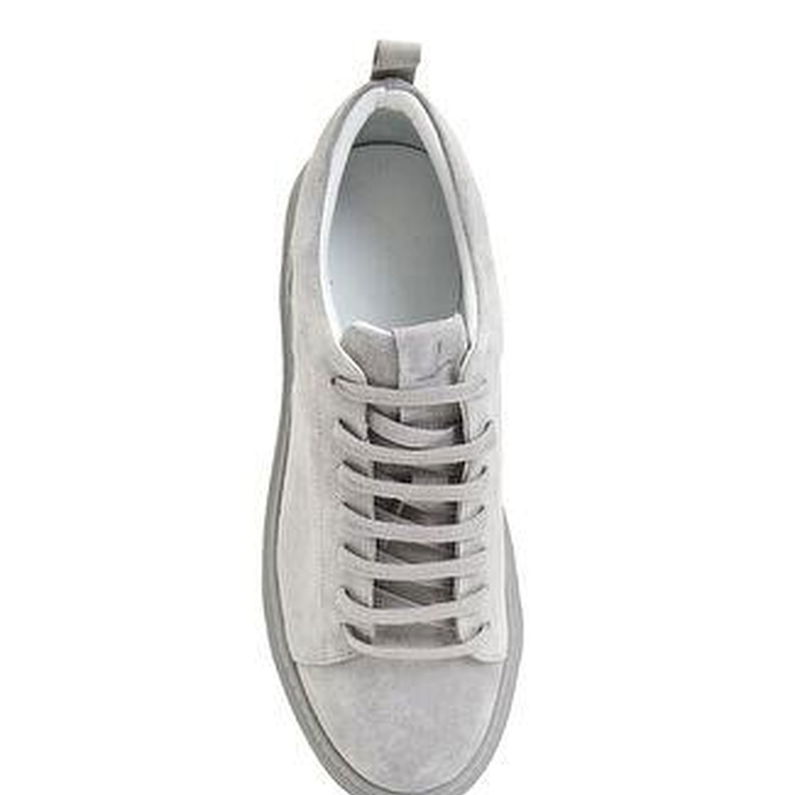Gri Kadın Süet Sneaker