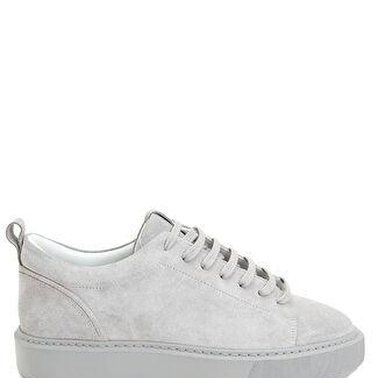 Gri Kadın Süet Sneaker