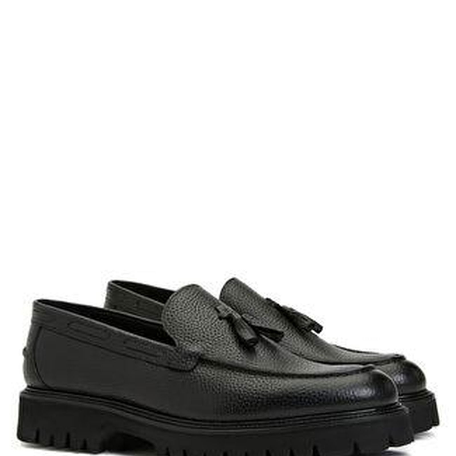 Siyah Erkek Deri Loafer