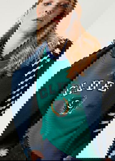  Club Yeşil Logolu Sweatshirt