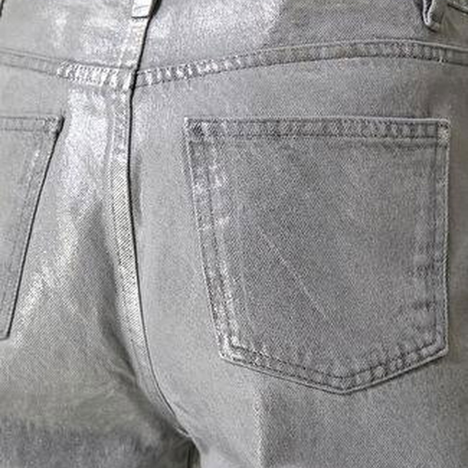 Beymen Club Kadin Mom Fit Silver Jean Pantolon