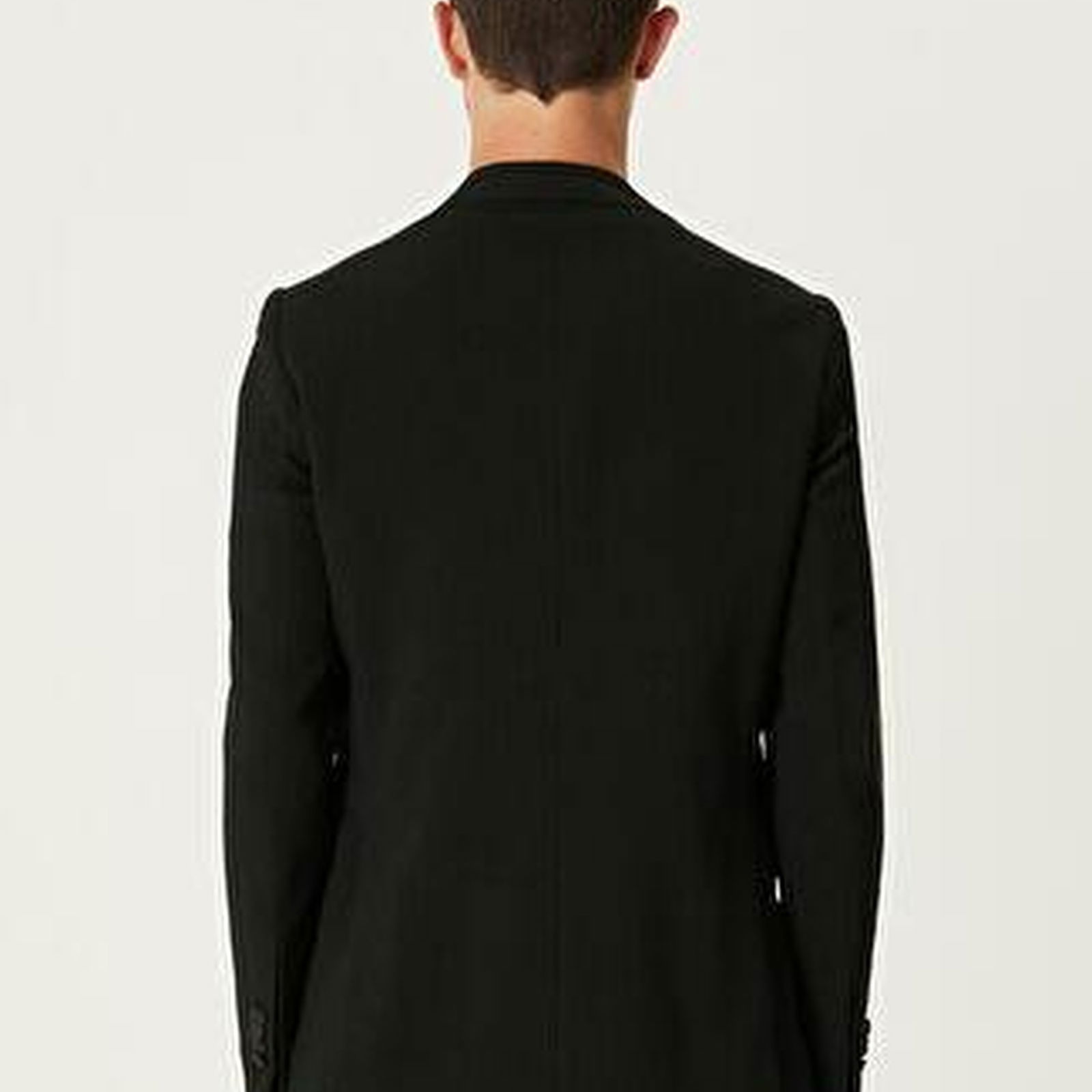 Beymen Club Erkek Siyah İri Dokulu Yün Karışımlı Blazer