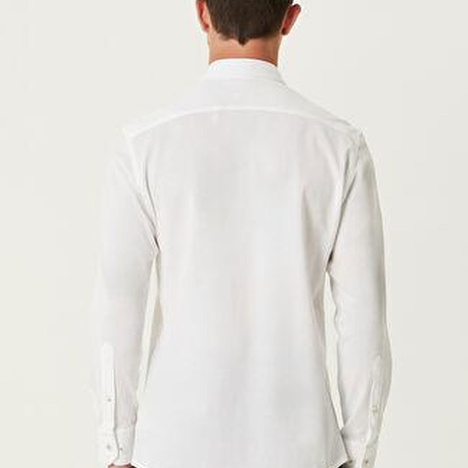 Beymen Club Erkek Slim Fit Beyaz Stretch Gömlek
