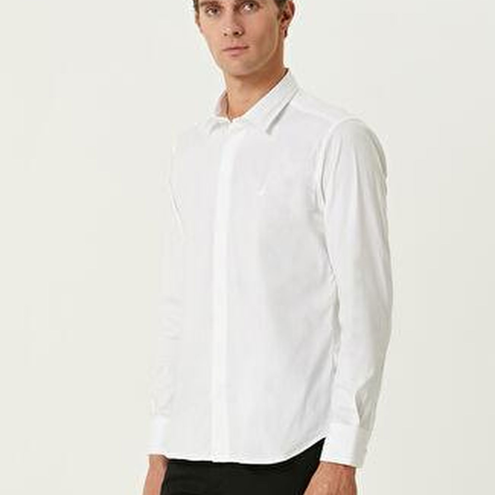 Beymen Club Erkek Slim Fit Beyaz Gömlek