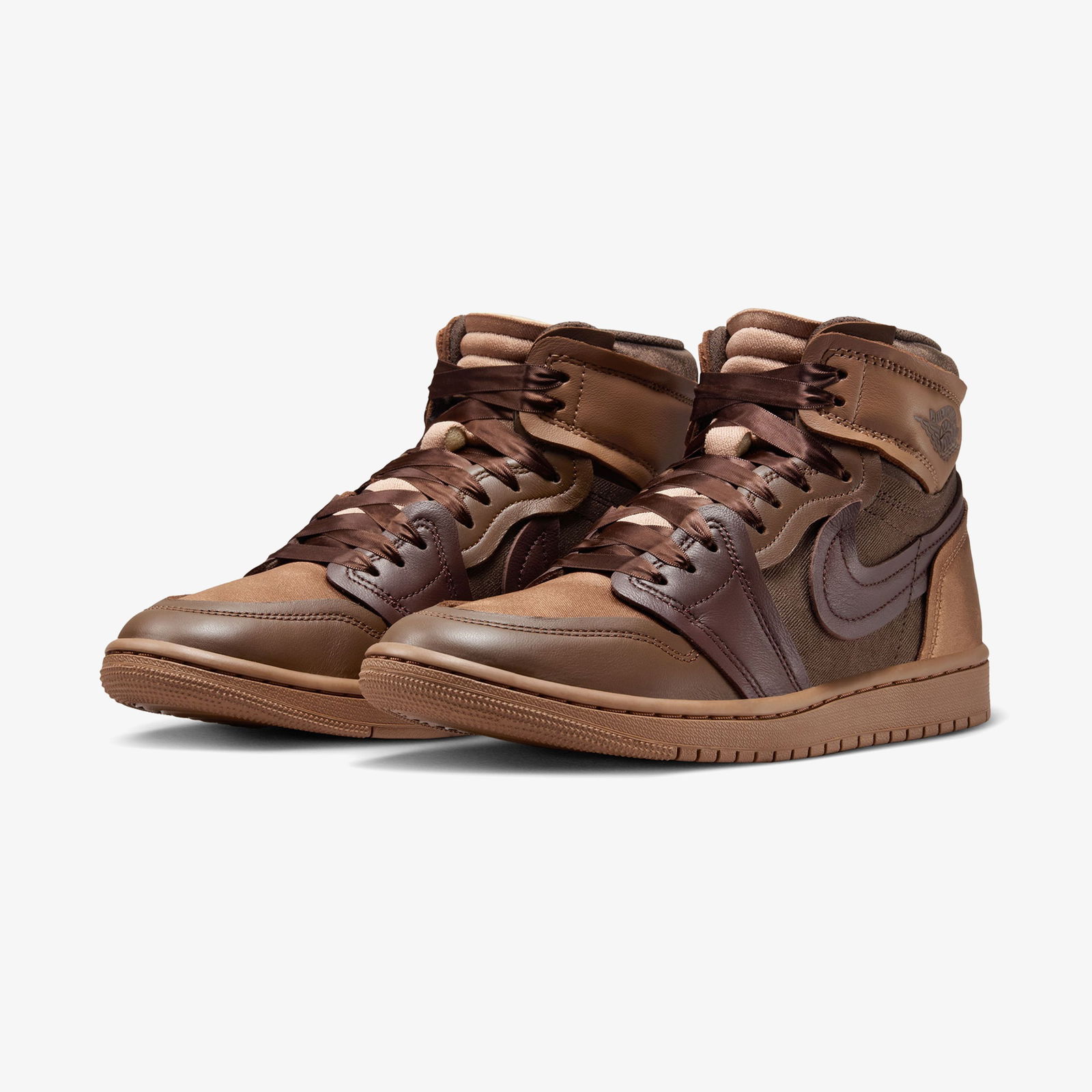 Jordan Air 1 High Methods of Make Kadın Kahverengi Spor Ayakkabı