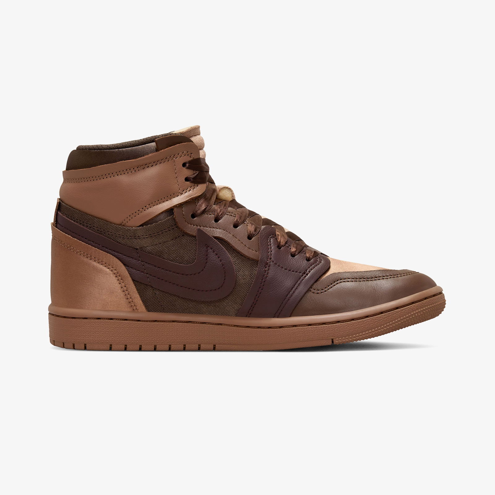 Jordan Air 1 High Methods of Make Kadın Kahverengi Spor Ayakkabı