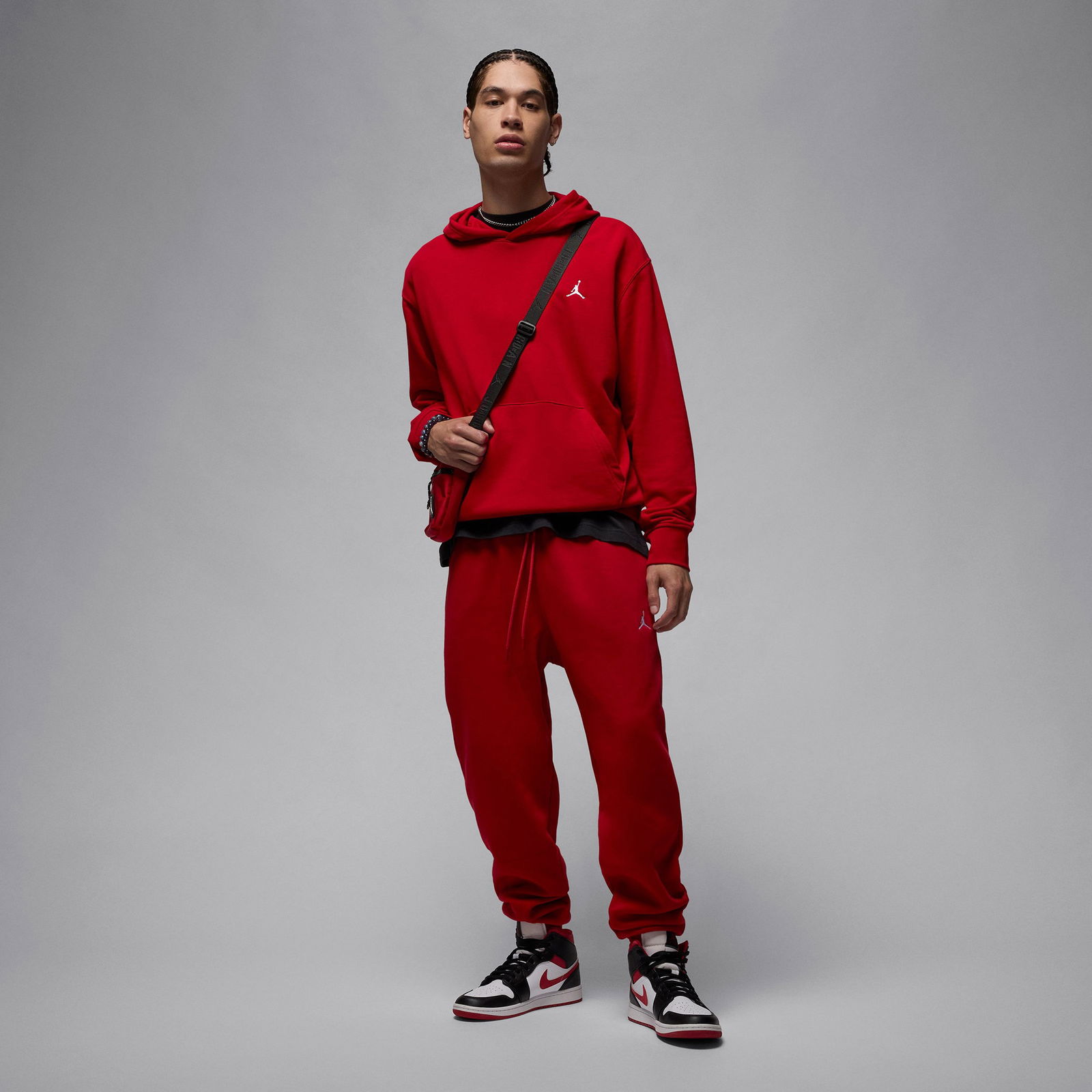 Jordan Brooklyn Fleece Erkek Kırmızı Eşofman Altı