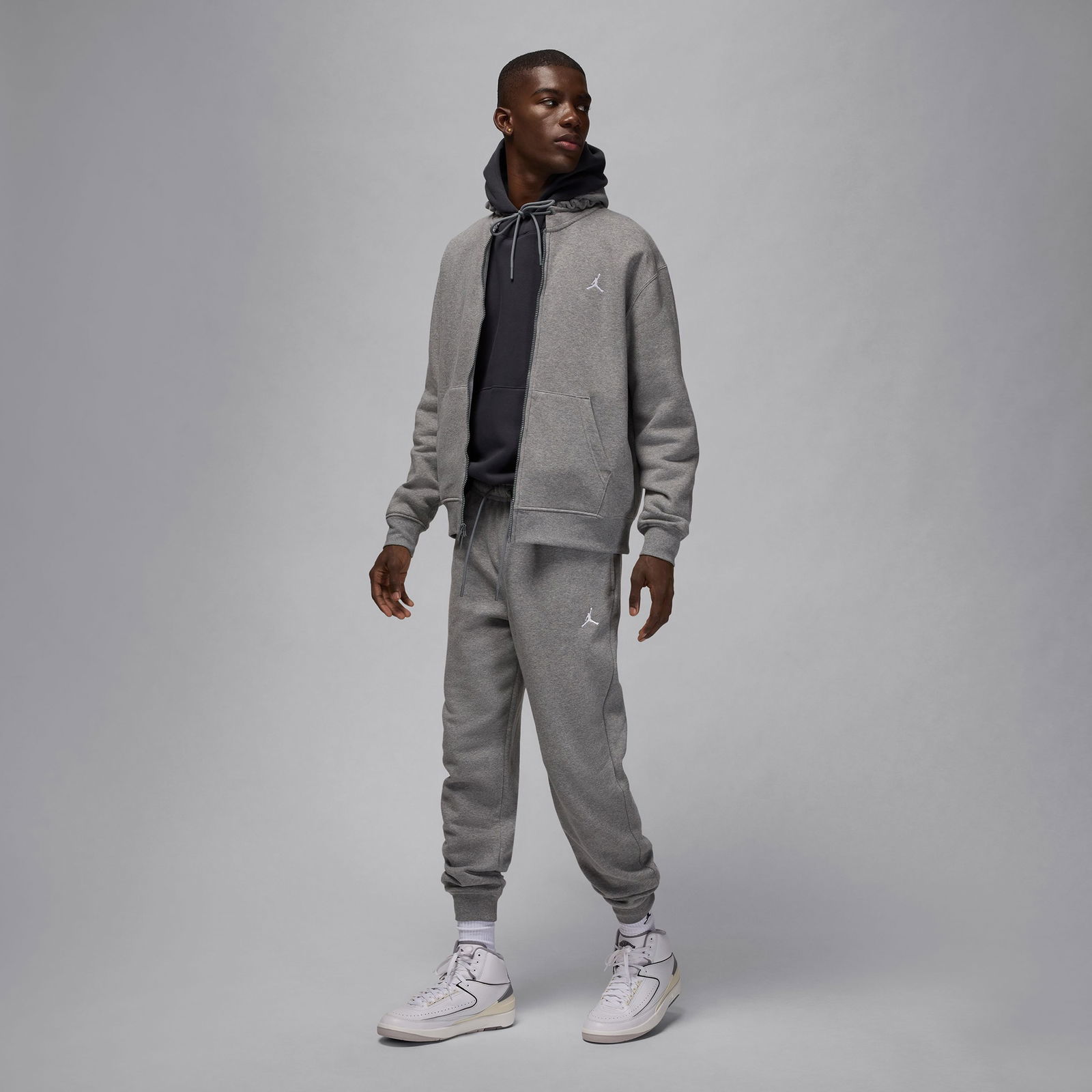 Jordan Brooklyn Fleece Erkek Gri Eşofman Altı