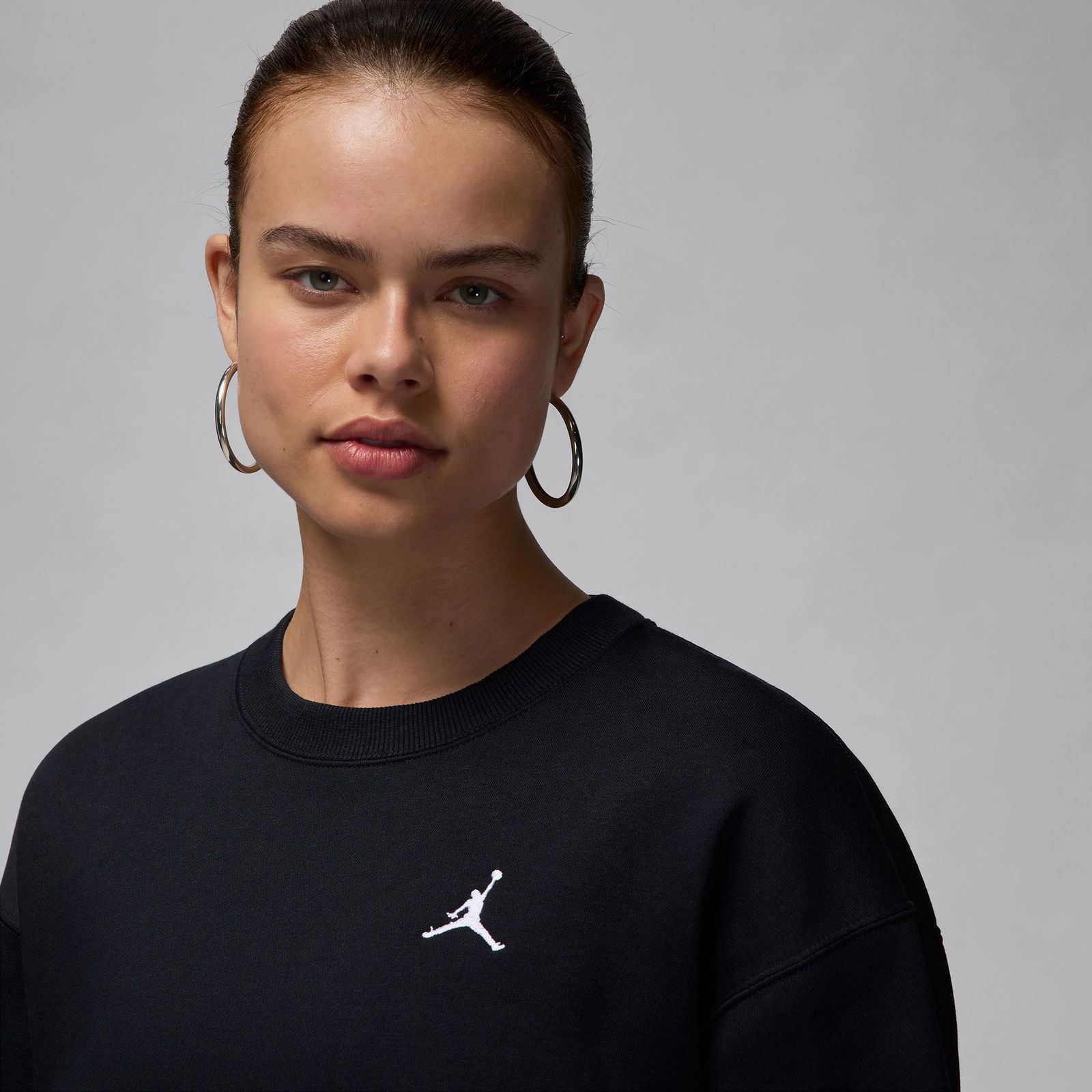 Jordan Brooklyn Fleece Kadın Siyah Sweatshirt