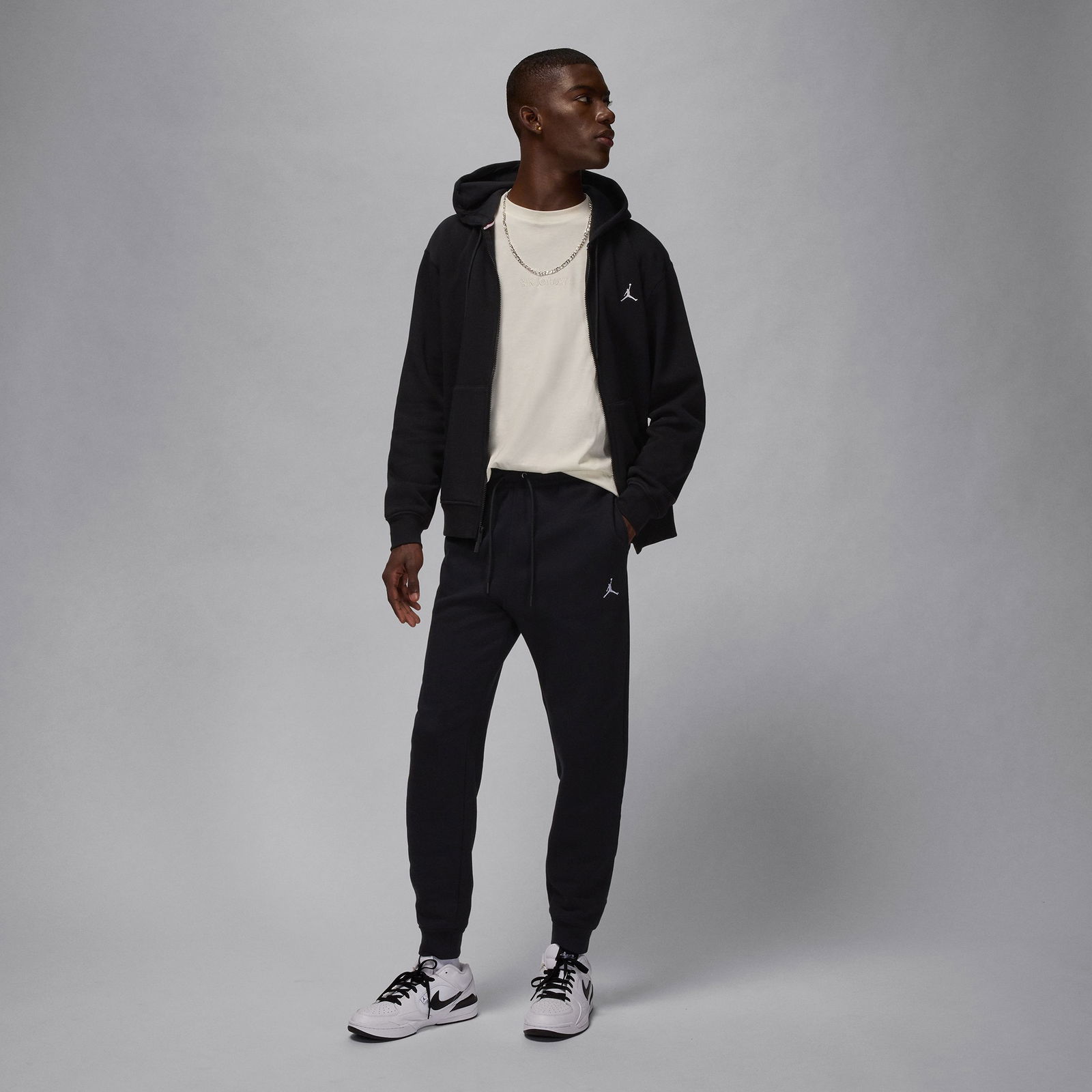 Jordan Brooklyn Fleece Erkek Siyah Eşofman Altı