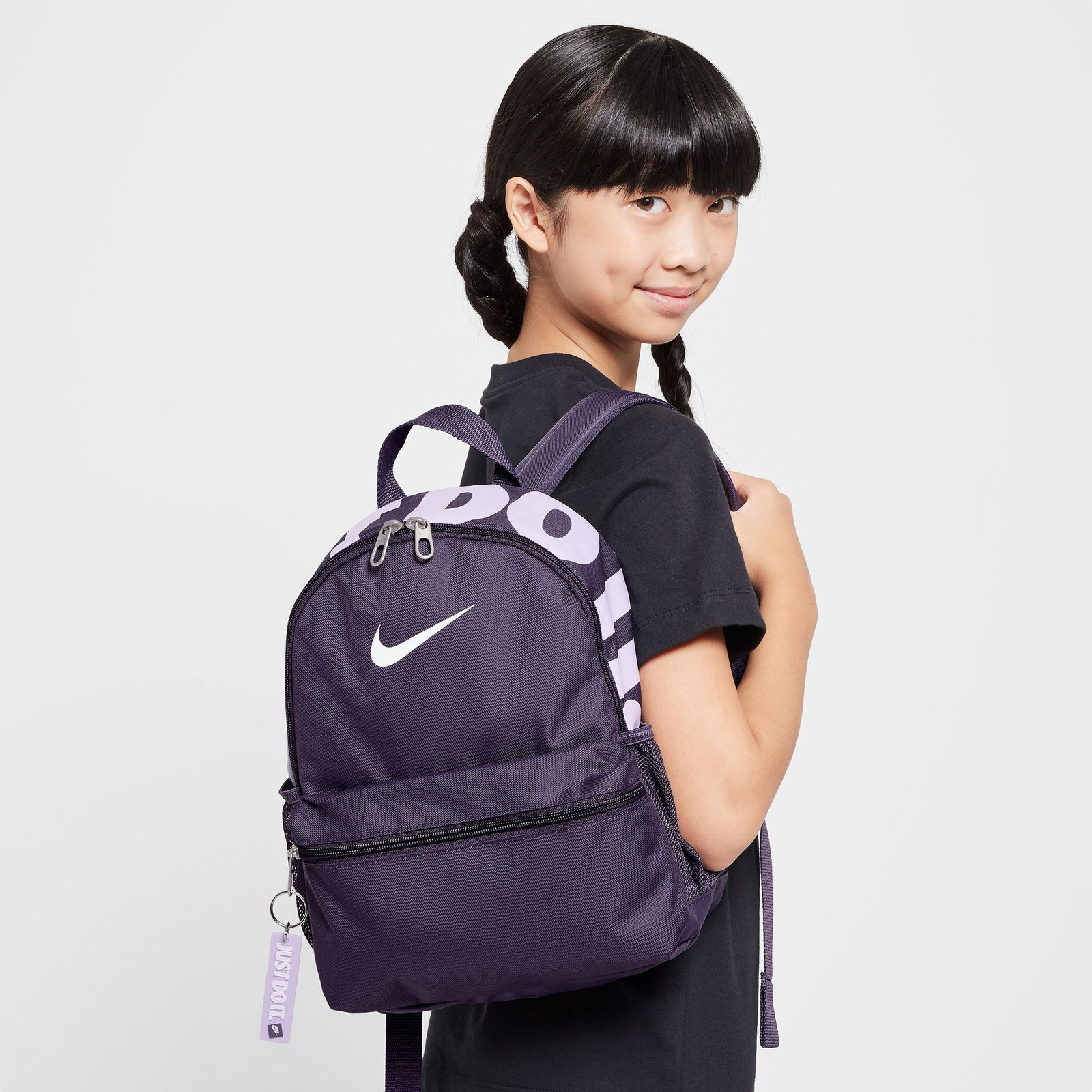 Nike Brasilia JDI Çocuk Mor Spor Çantası