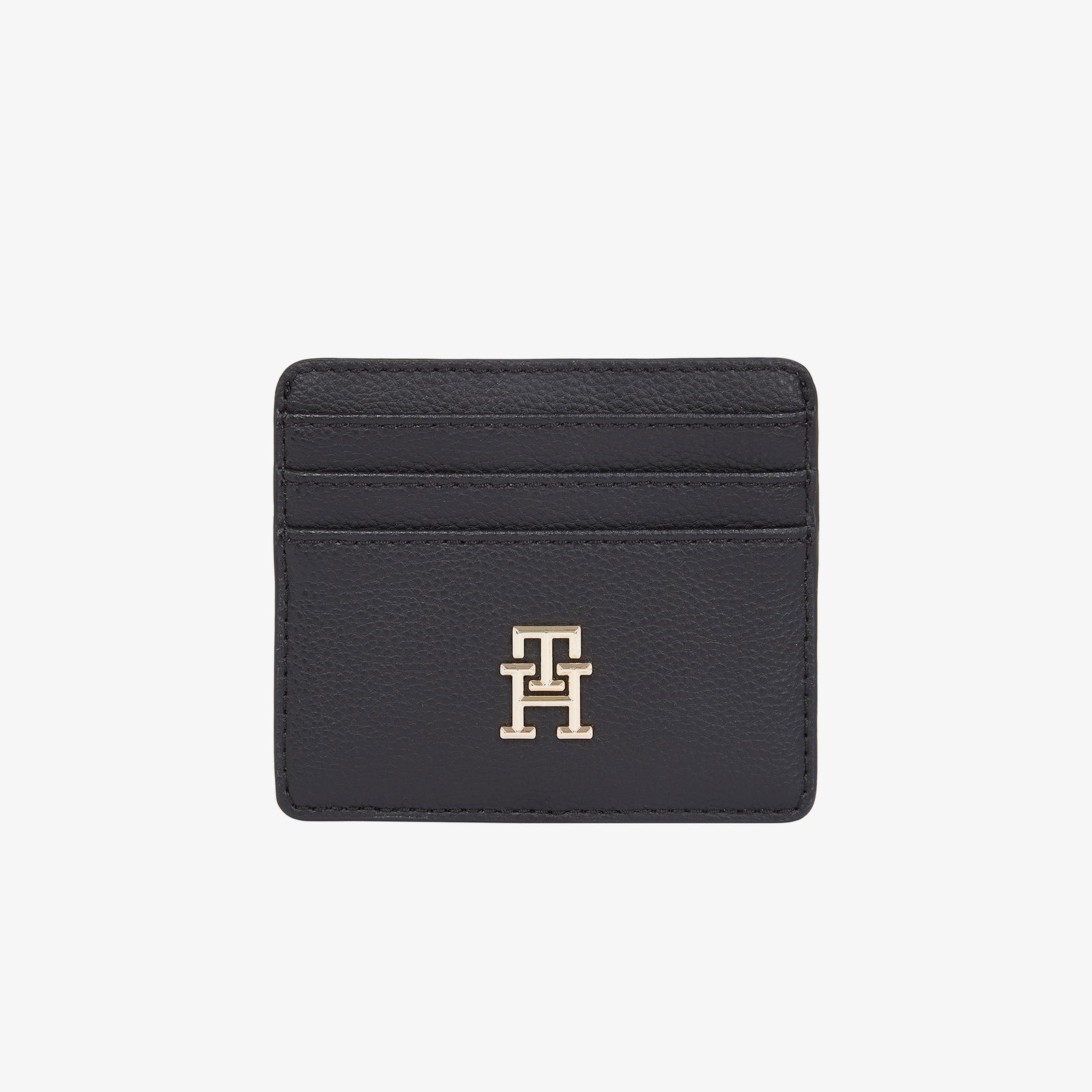 Tommy Hilfiger Th Soft Logotape Kadın Siyah Cüzdan