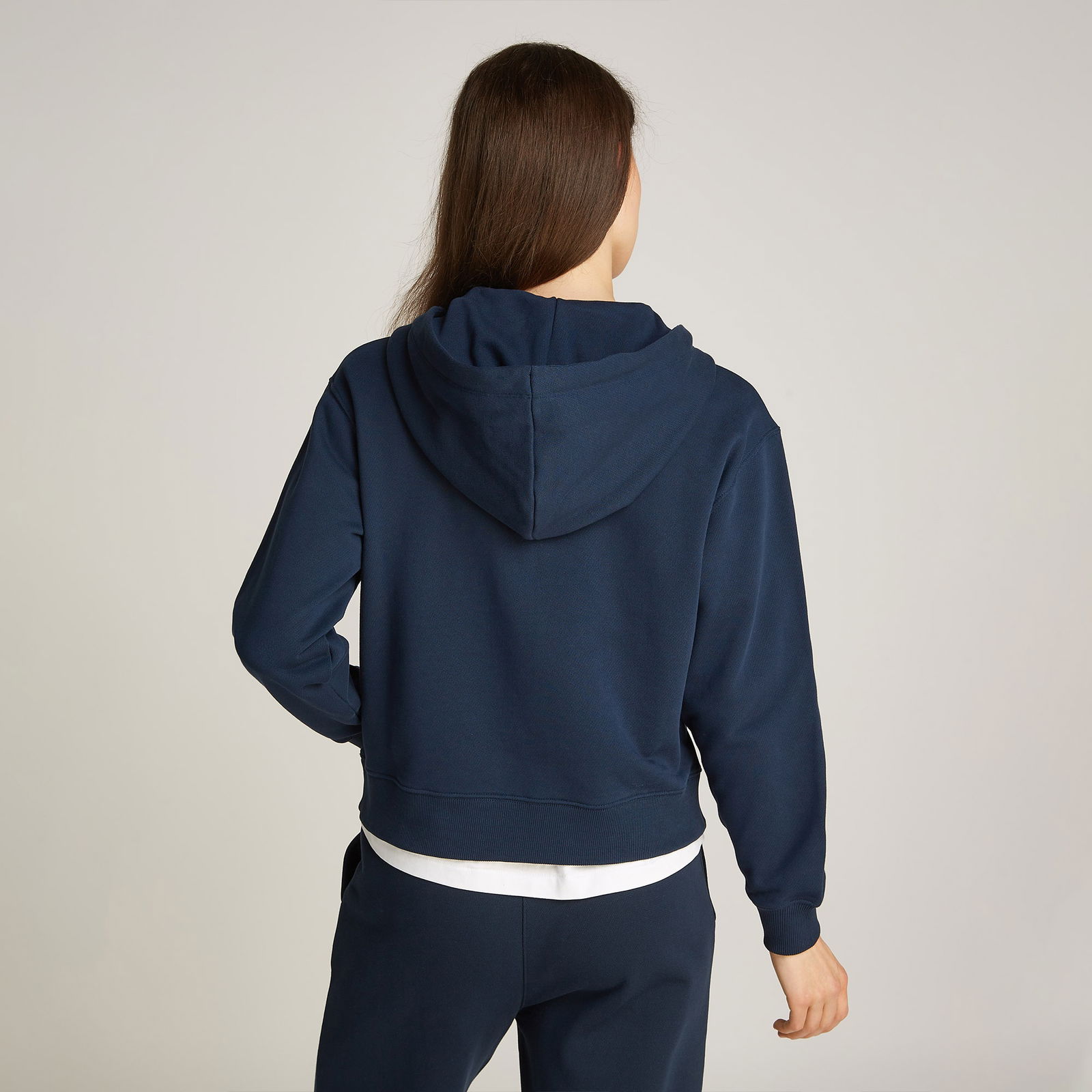 Tommy Hilfiger Reg Varsity Zip Kadın Lacivert Sweatshirt