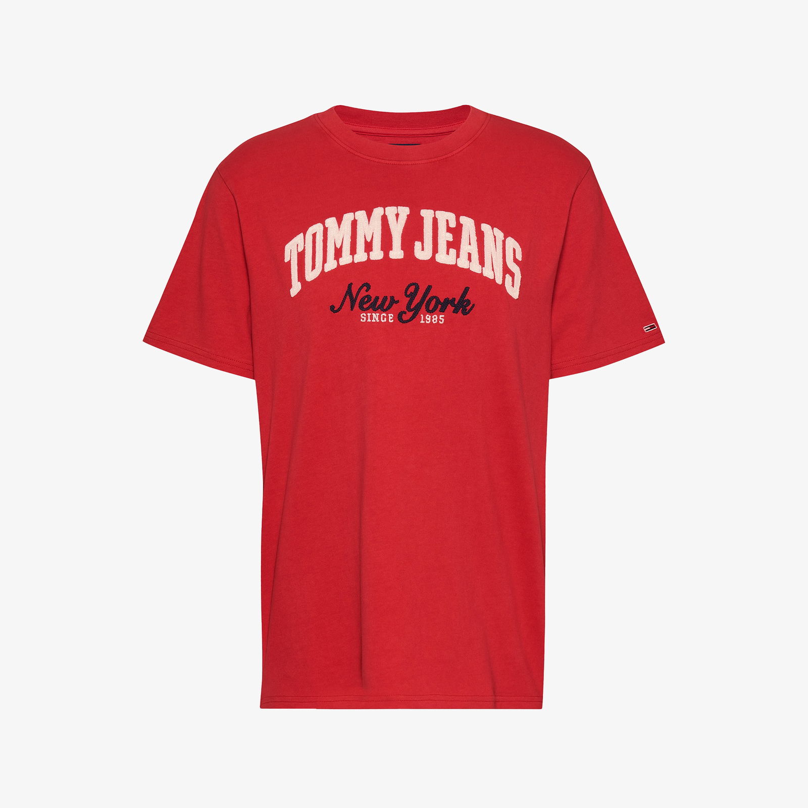 Tommy Jeans Rlx Gmd Varsity Kadın Kırmızı T-Shirt