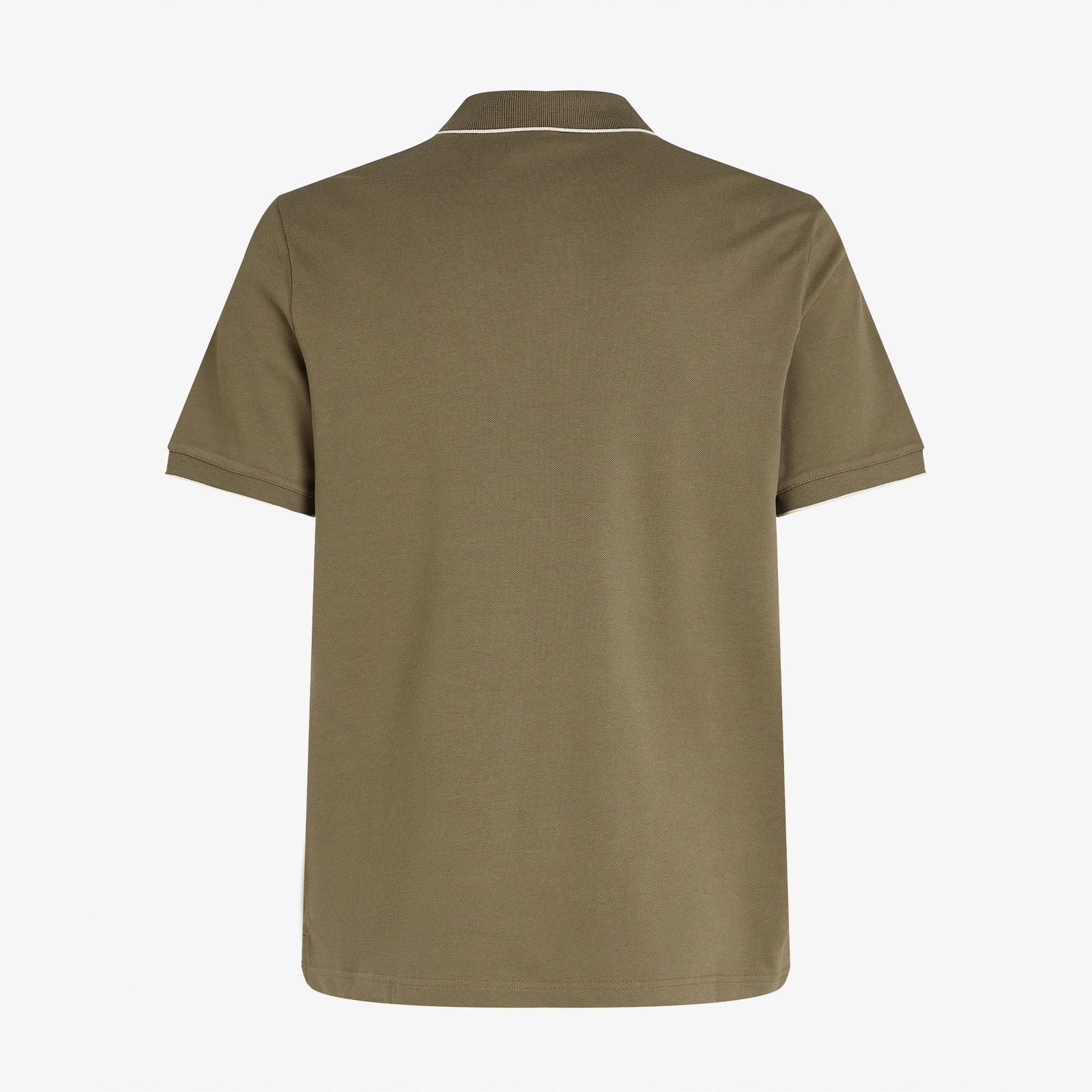 Calvin Klein Stretch Pique Tipping Erkek Gri Polo