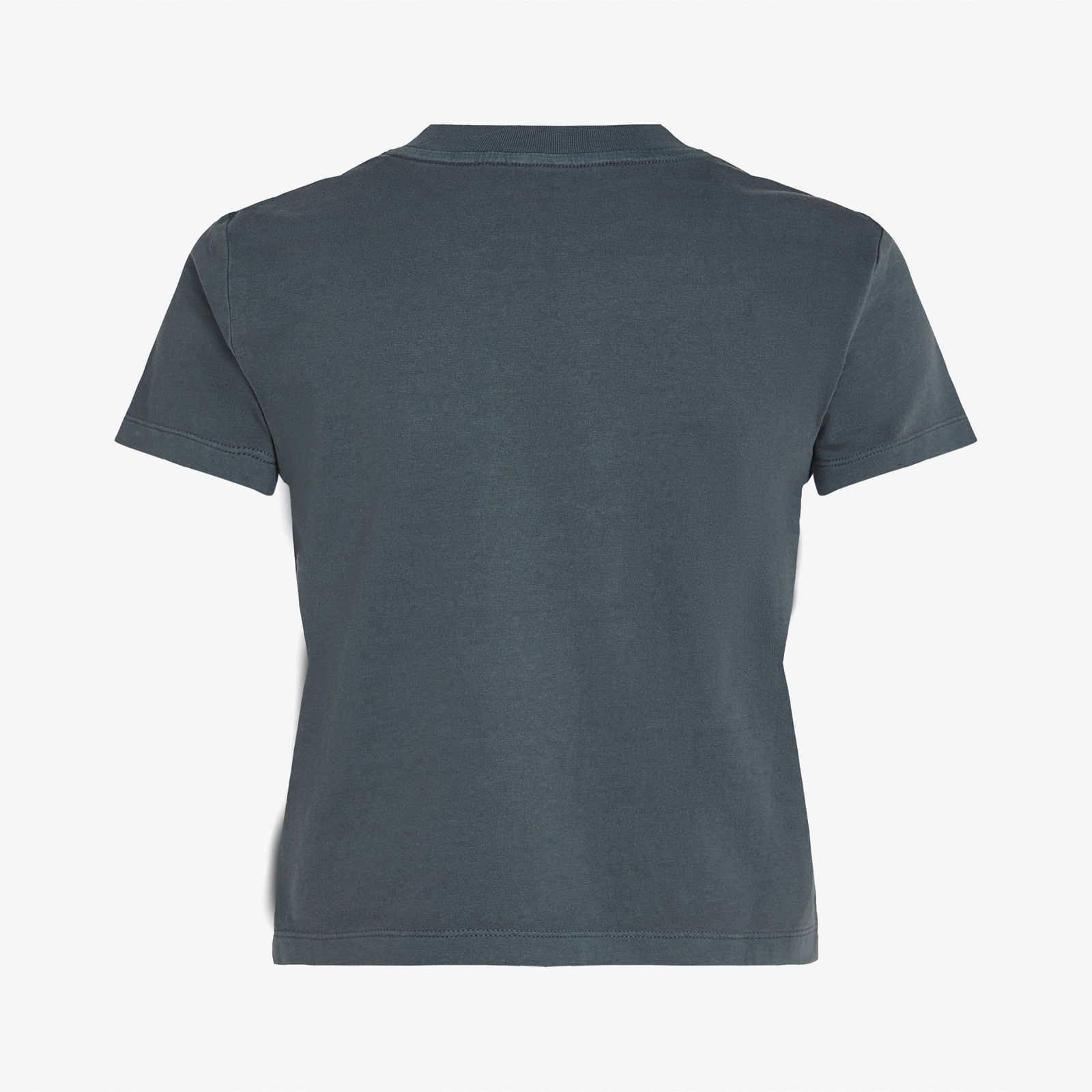 Calvin Klein Washed Puff Print Baby Kadın Gri T-Shirt