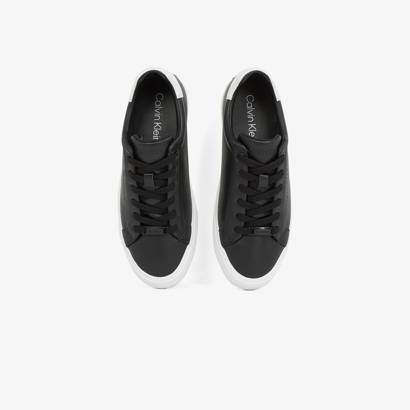 Calvin Klein Vulc Lace Up Texture Fox - Lth Kadın Siyah Sneaker
