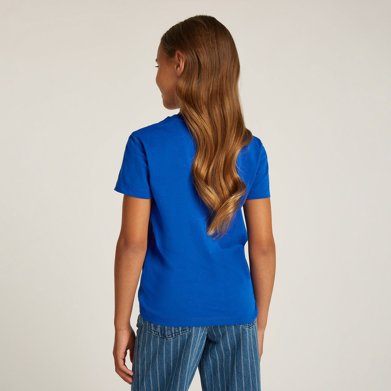 Calvin Klein Multi Colour Graphic Çocuk Mavi T-Shirt