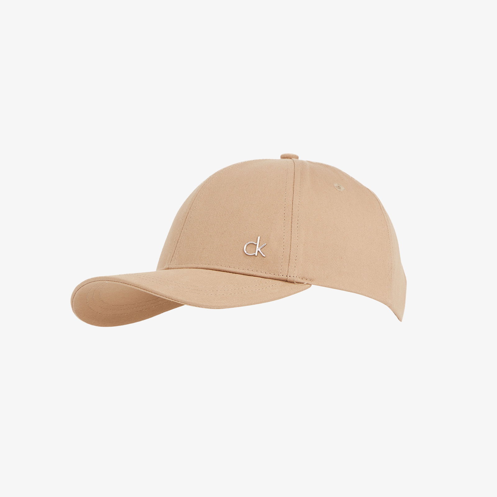 Calvin Klein Metal Cotton Kadın Bej Şapka
