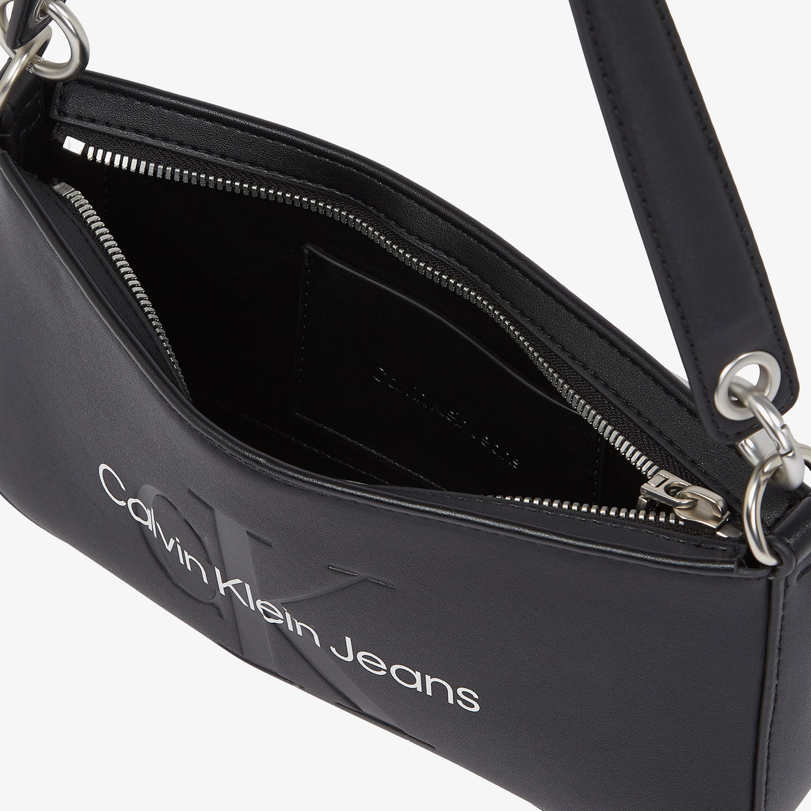 Calvin Klein Sculpted Shoulder Pouch25 Mono Kadın Siyah El Çantası