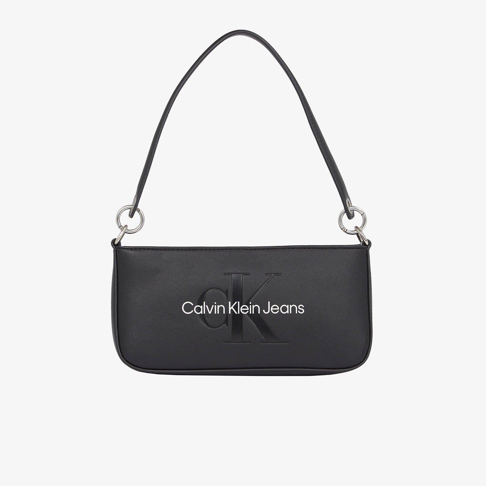 Calvin Klein Sculpted Shoulder Pouch25 Mono Kadın Siyah El Çantası
