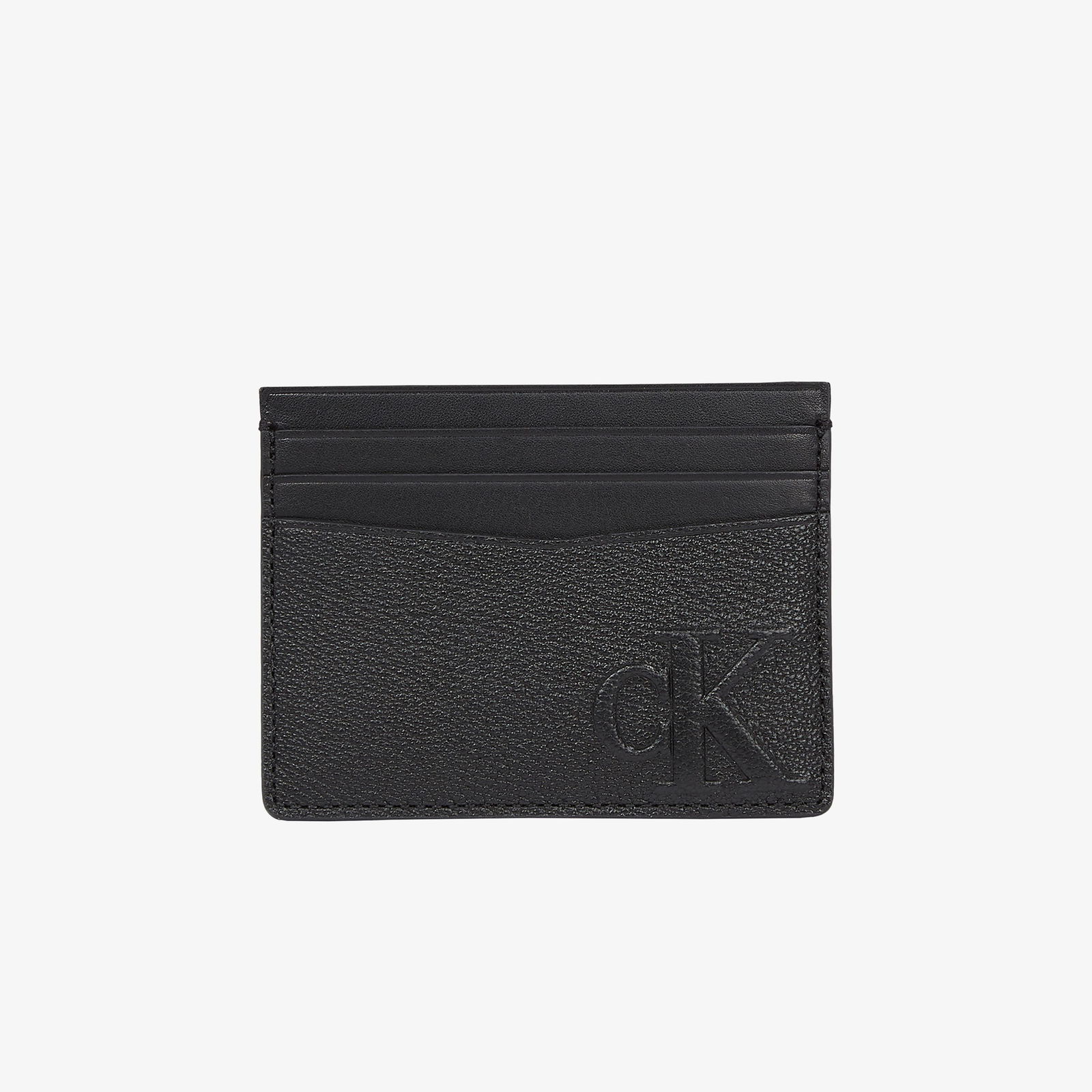 Calvin Klein Logo Emboss Cardcase Erkek Siyah Cüzdan