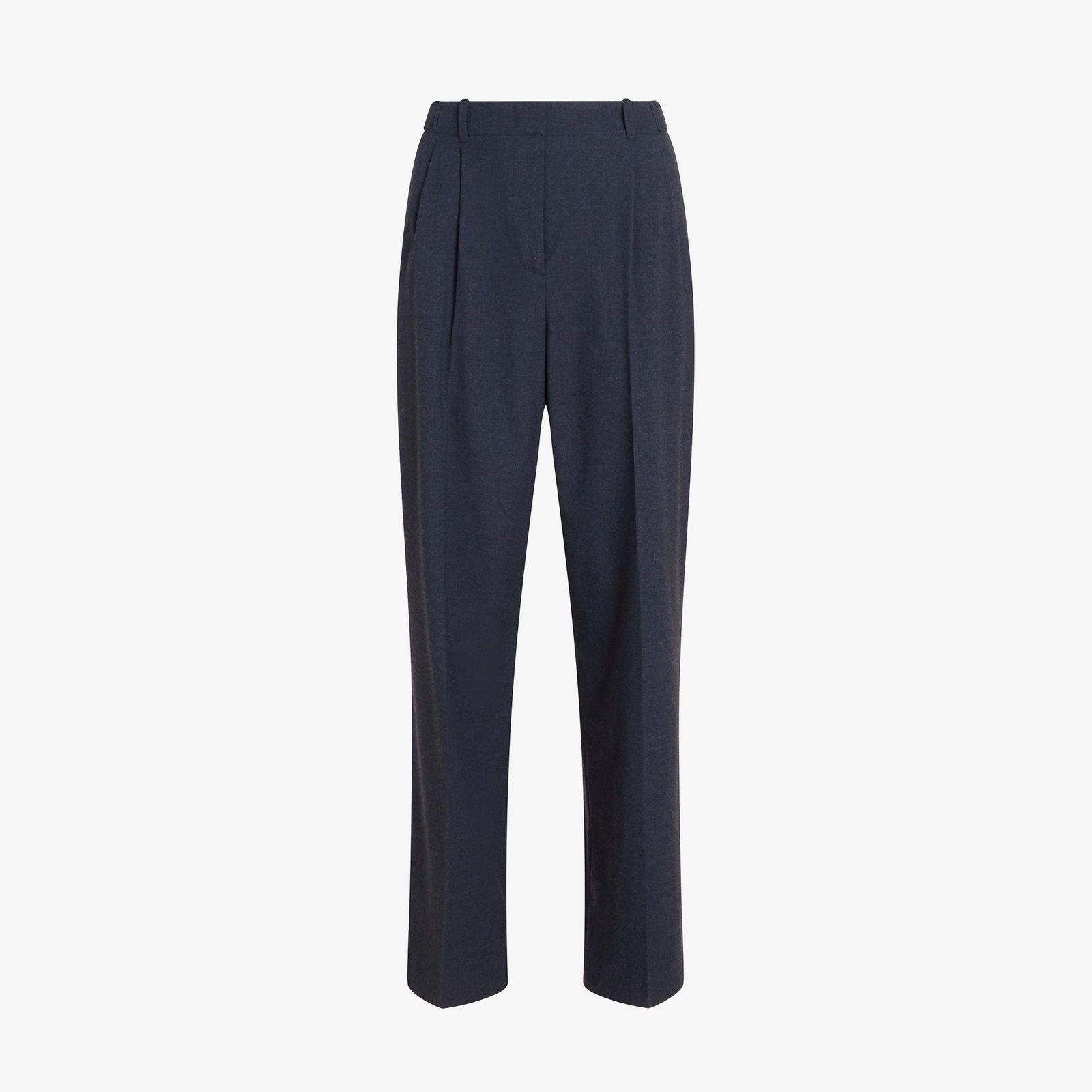 Tommy Hilfiger Flannel Relaxed Straight Leg Kadın Mavi Pantolon