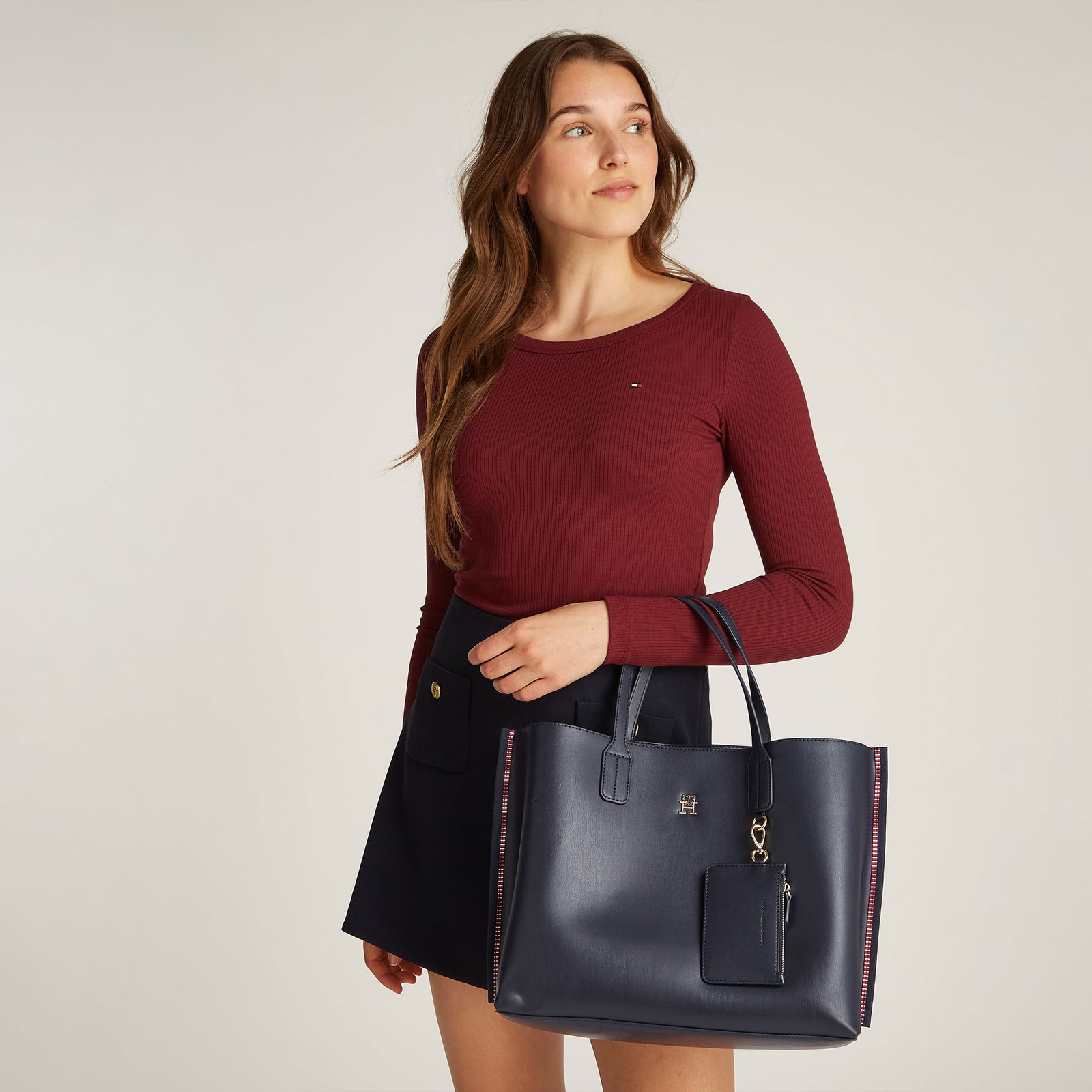 Tommy Hilfiger Kadın Mavi Çanta