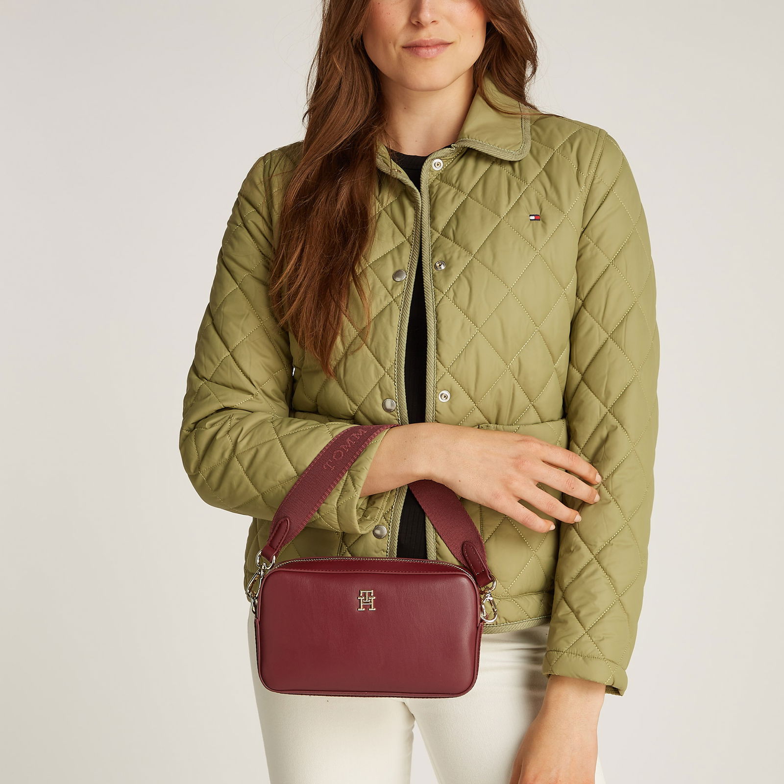 Tommy Hilfiger Kadın Kırmızı Çanta