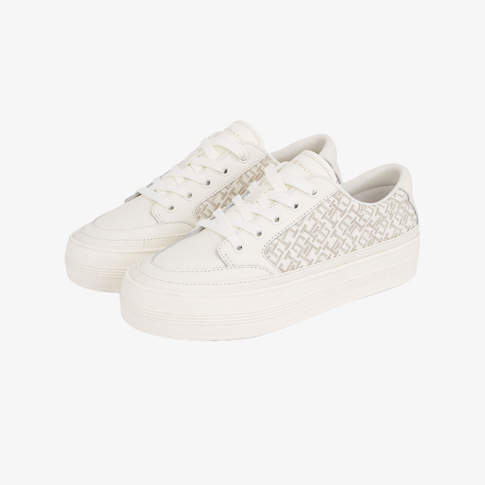 Tommy Hilfiger Kadın Krem Sneaker
