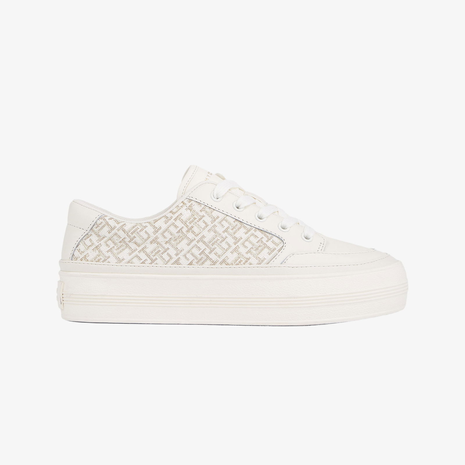 Tommy Hilfiger Kadın Krem Sneaker