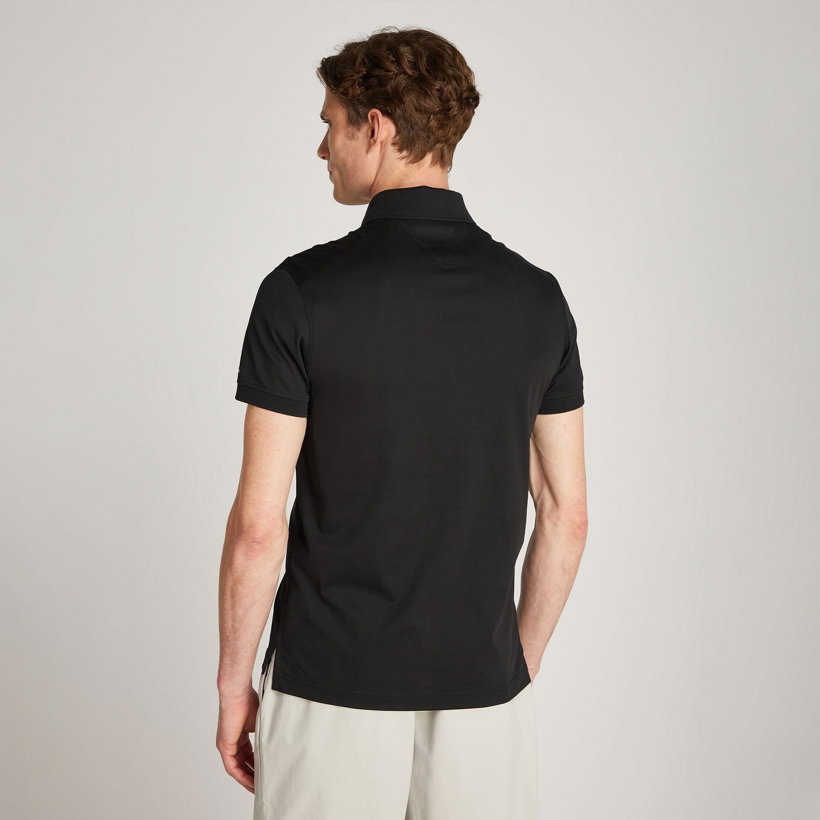 Tommy Hilfiger Erkek Siyah Polo