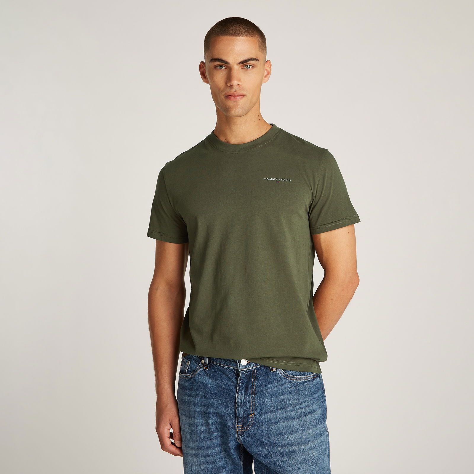 Tommy Hilfiger Erkek Yeşil T-Shirt