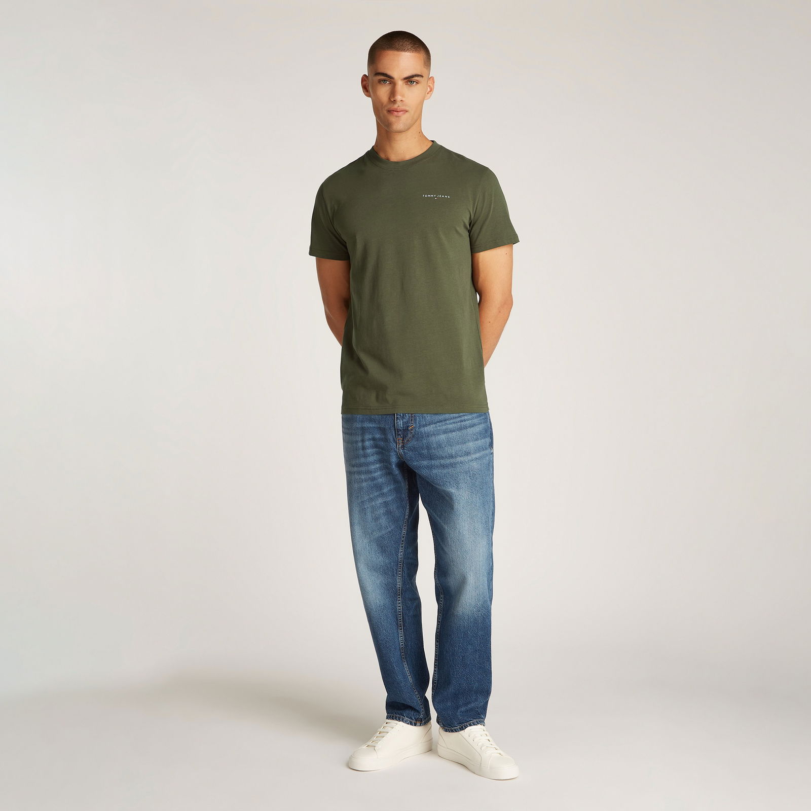 Tommy Hilfiger Erkek Yeşil T-Shirt