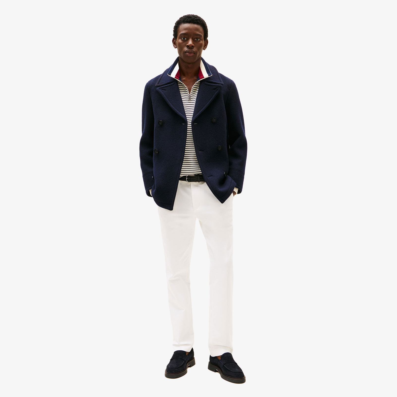 Tommy Hilfiger Erkek Mavi Mont
