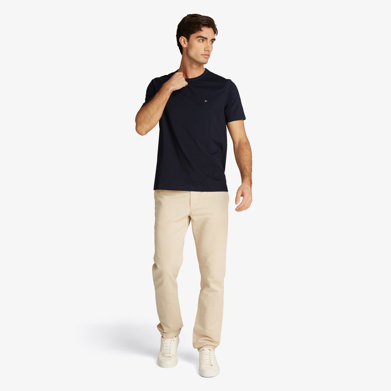 Tommy Hilfiger Erkek Mavi T-Shirt