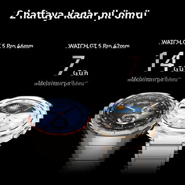  Huawei WATCH GT 5 Pro 46mm - Titanyum 55020DKB