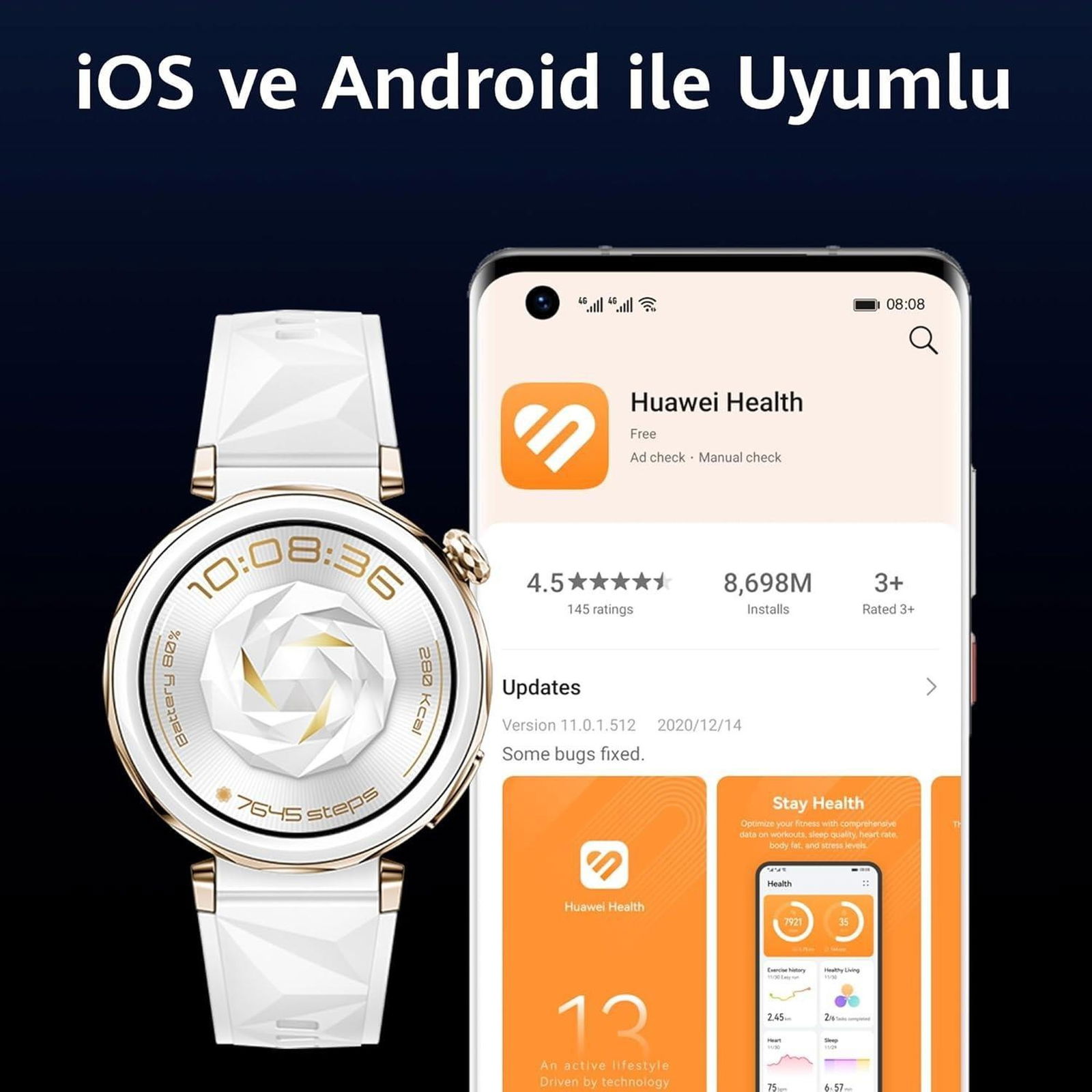 Huawei WATCH GT 5 Pro 46mm - Titanyum 55020DKB