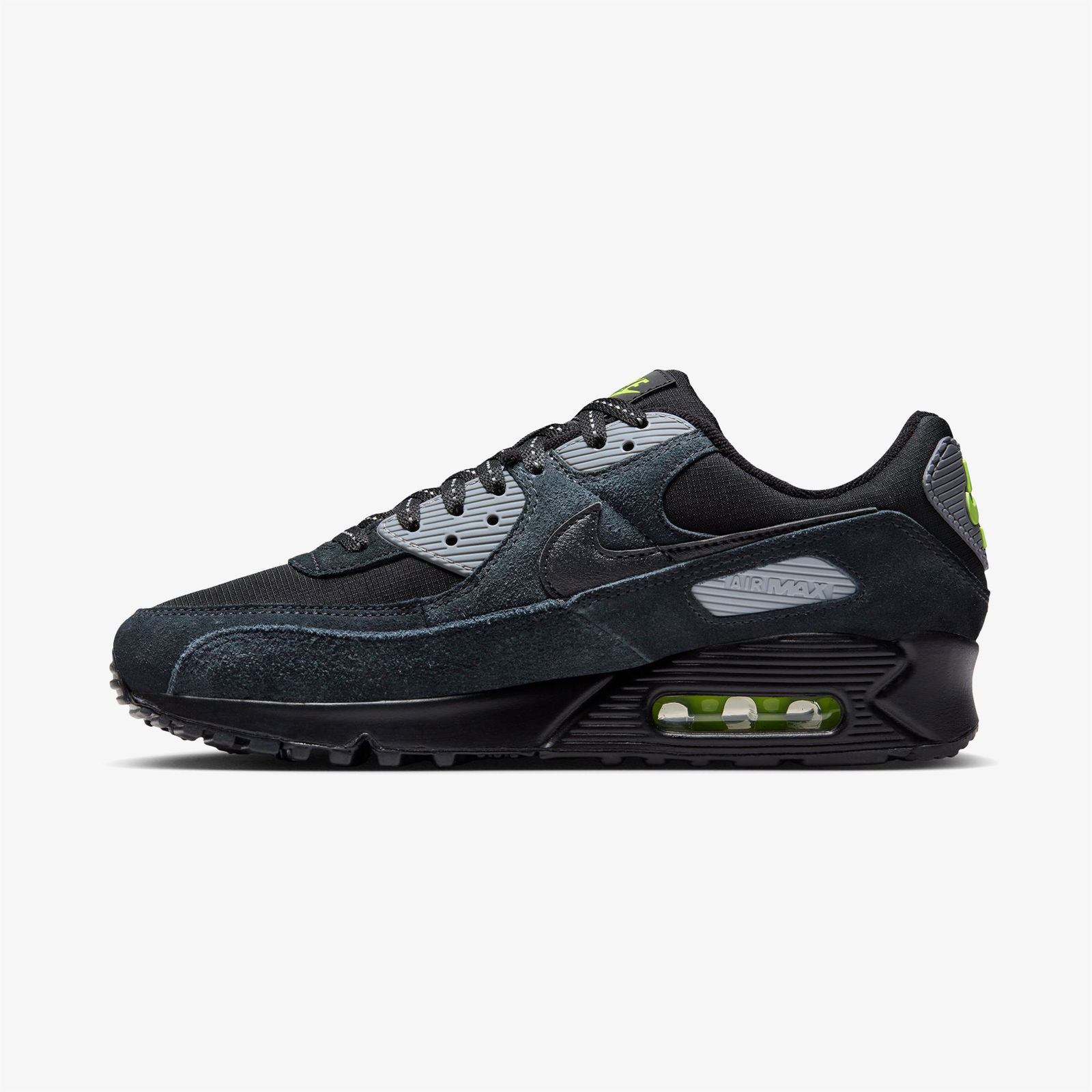 Nike Air Max 90 Erkek Siyah Spor Ayakkabı