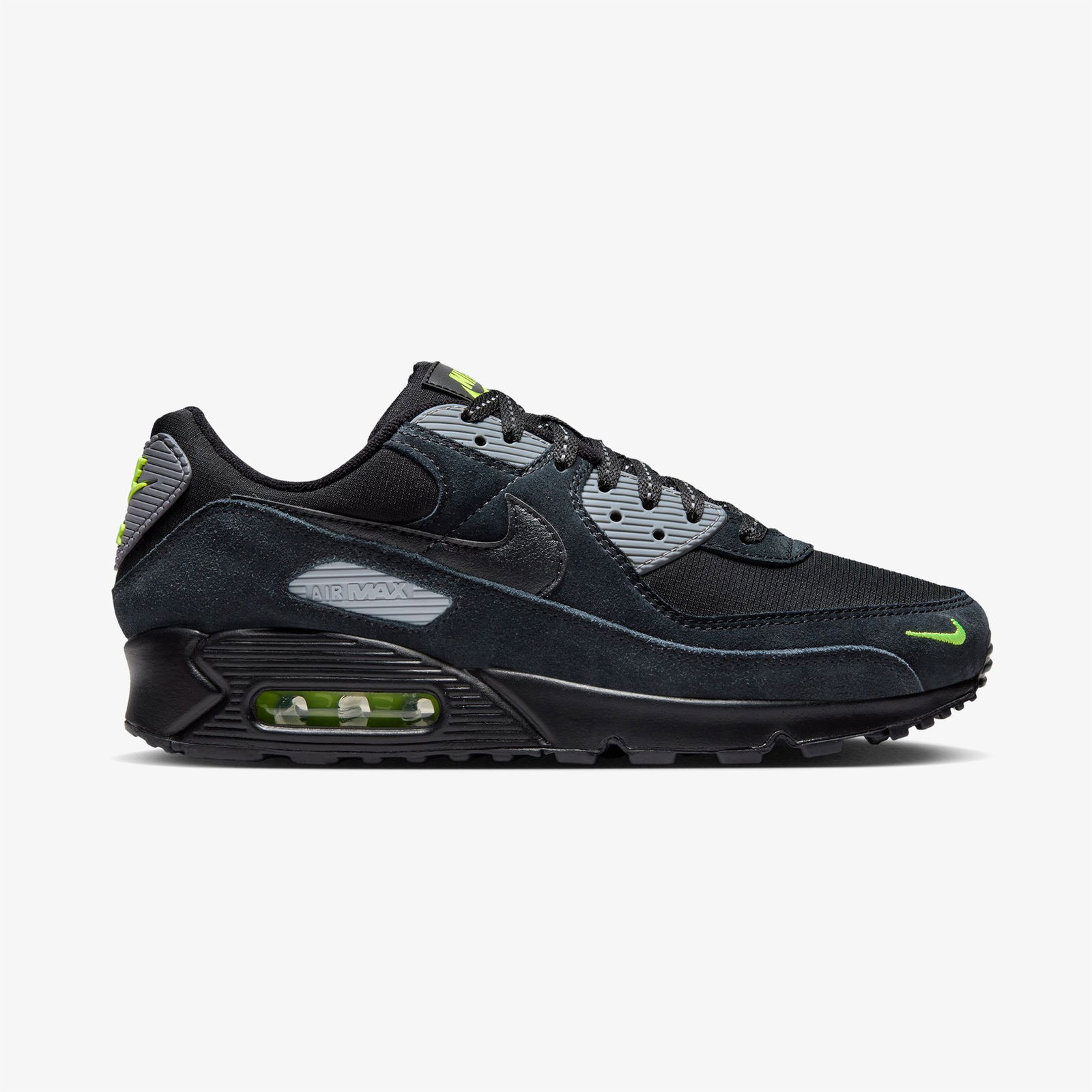 Nike Air Max 90 Erkek Siyah Spor Ayakkabı