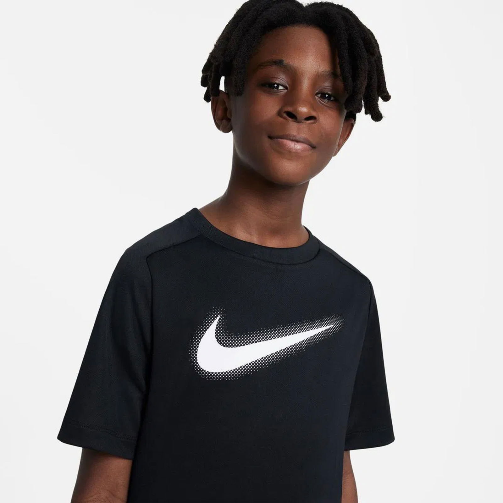 Nike Dri-Fit Multi Top Çocuk Siyah T-Shirt