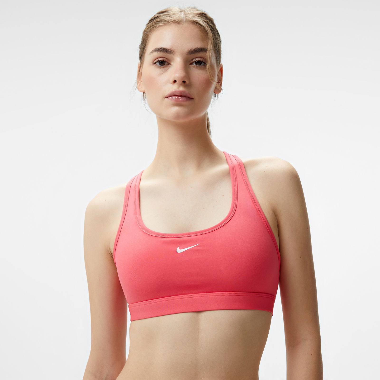 Nike Swoosh Light Support Kadın Pembe Bra