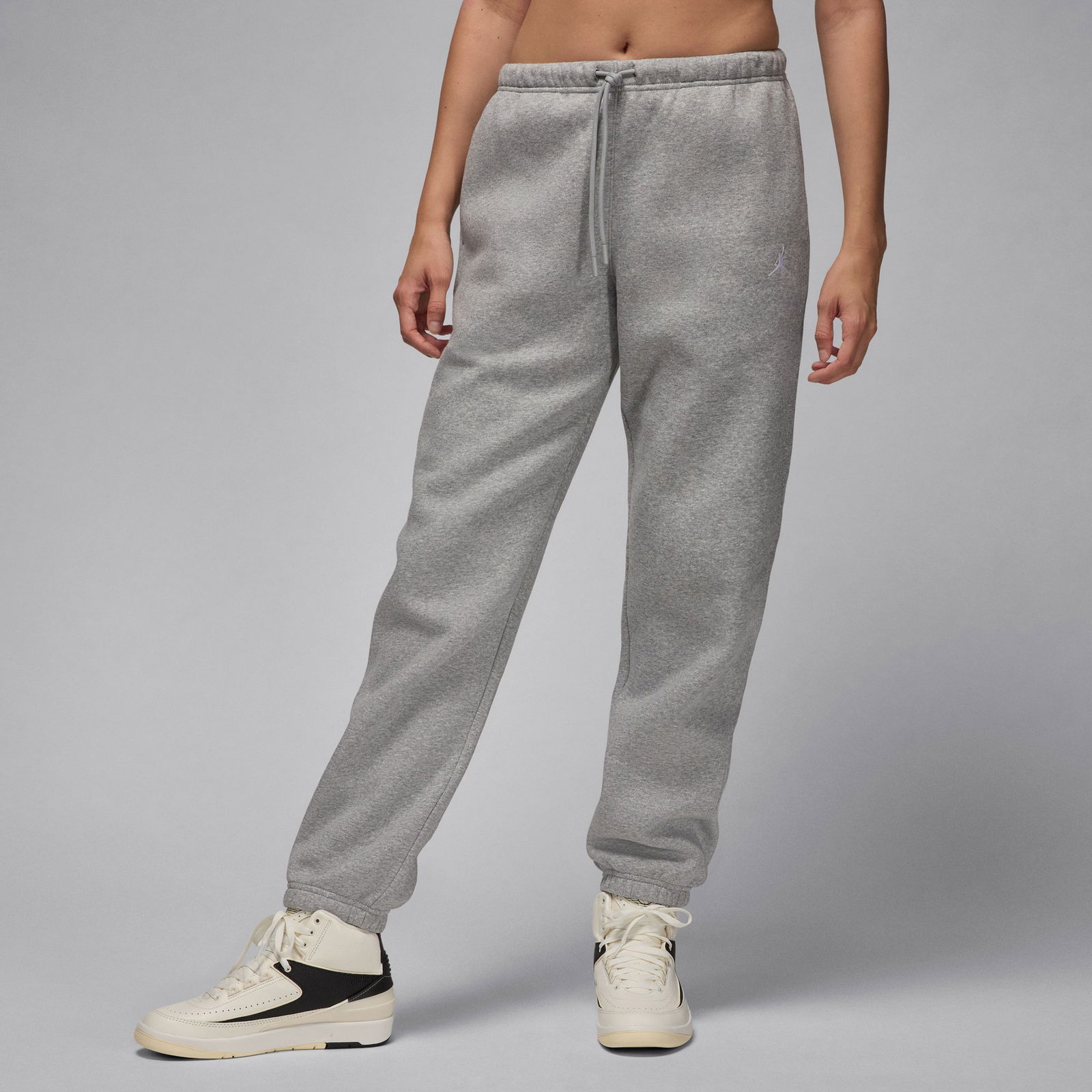 Jordan Brooklyn Fleece Kadın Gri Eşofman Altı