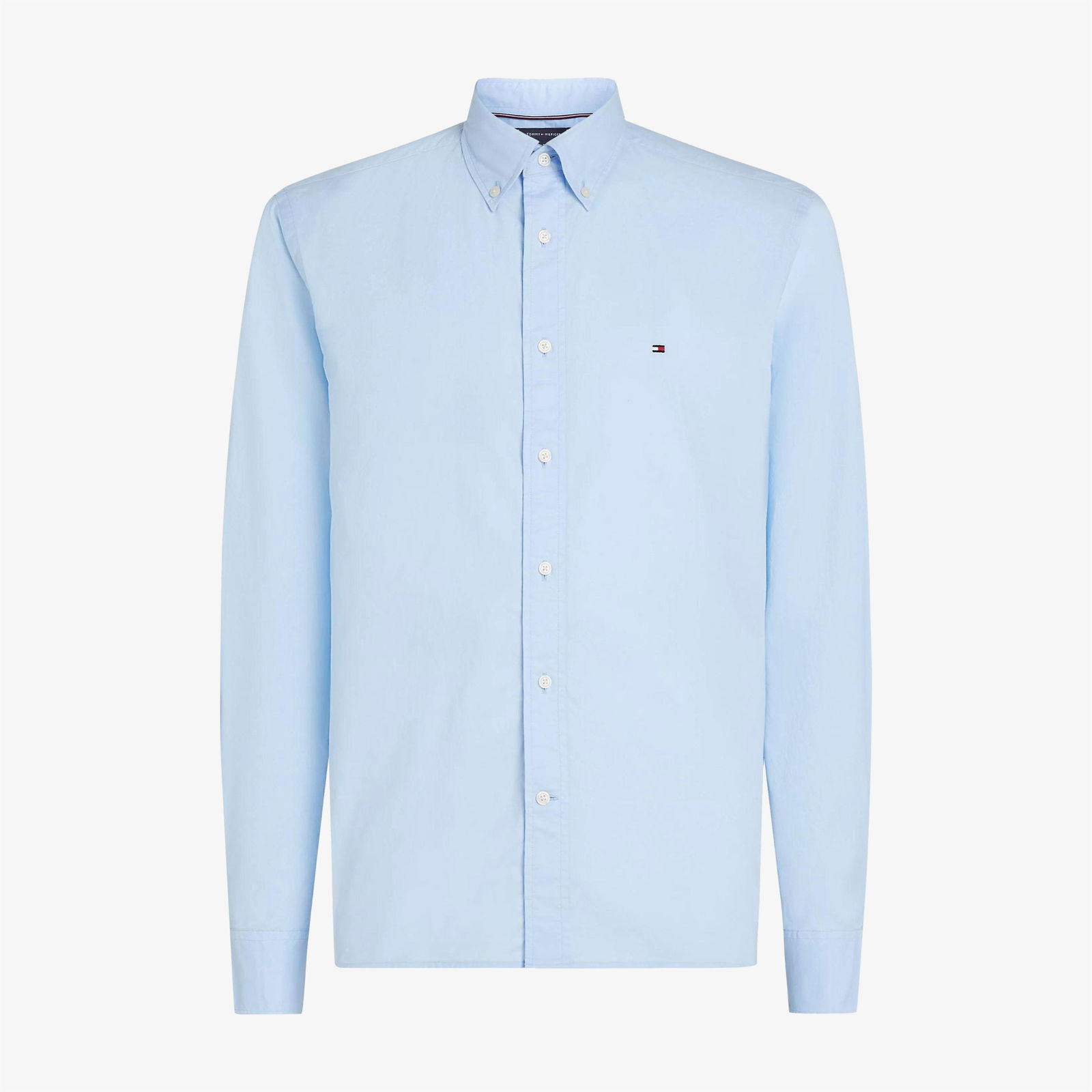 Tommy Hilfiger Core Flex Poplin Erkek Mavi Gömlek