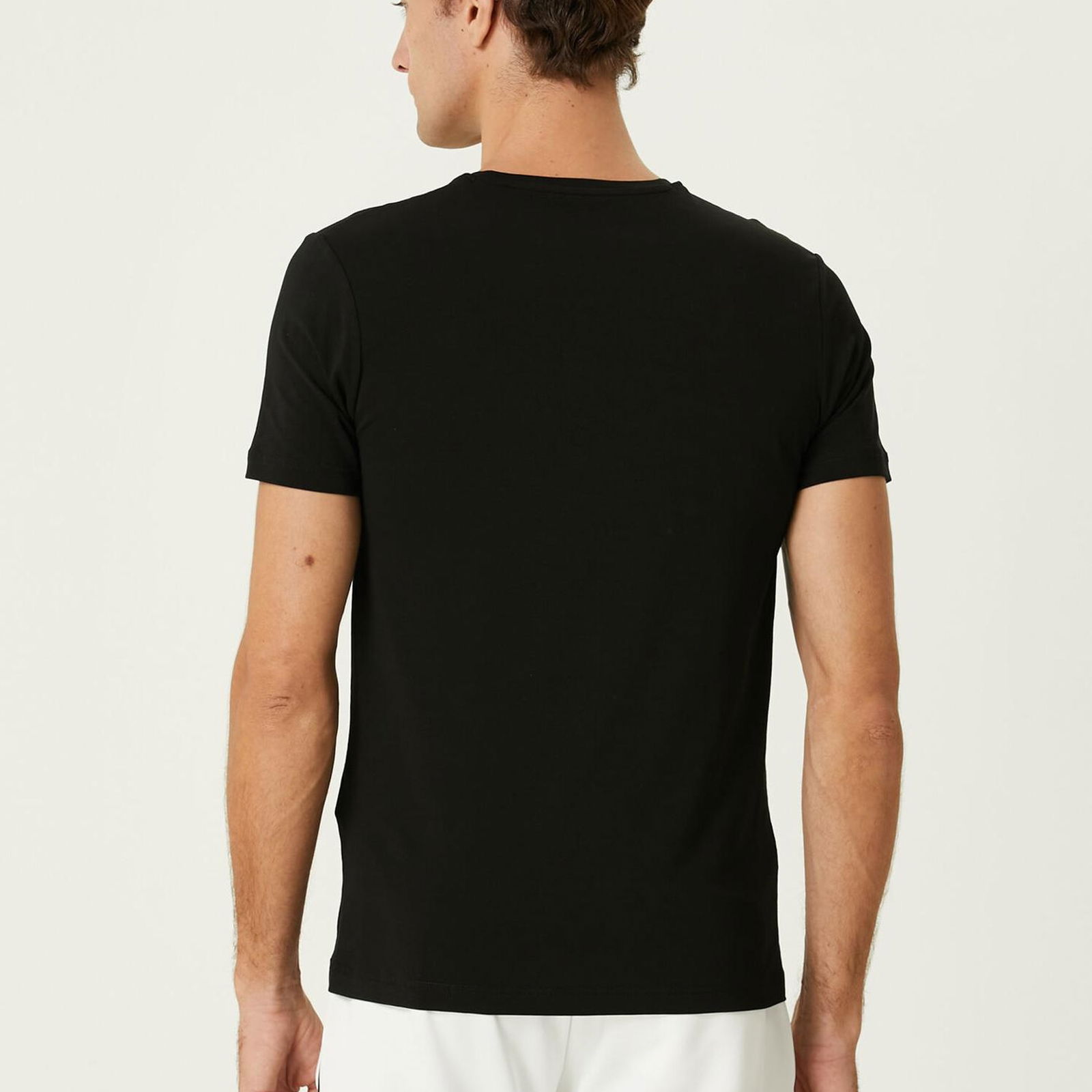 Beymen Club Erkek Siyah Logo Detaylı T-shirt