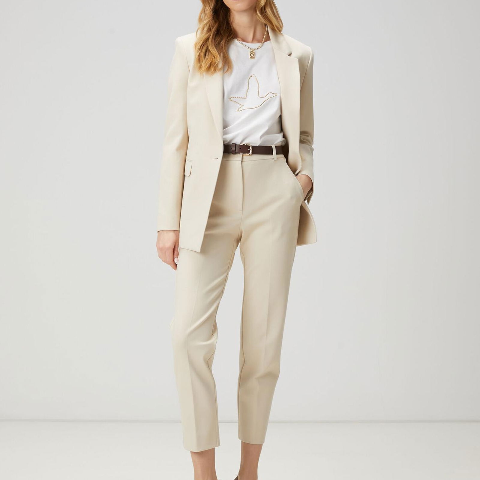 Beymen Club Kadin Bej Cigarette Pantolon