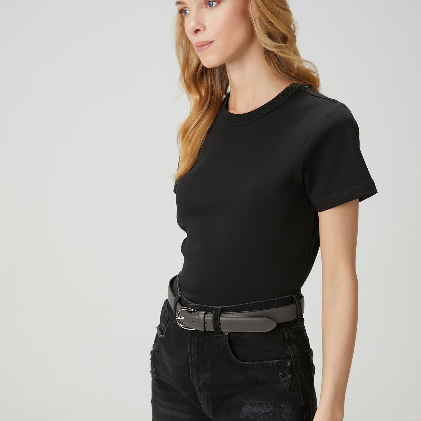 Beymen Club Kadin Siyah T-shirt